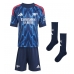 Maglie da calcio Arsenal Leandro Trossard #19 Seconda Maglia Bambino 2025-26 Manica Corta + Pantaloni corti)